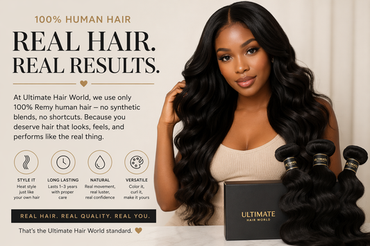 Why We Only Use 100% Human Hair (And Why It Matters)