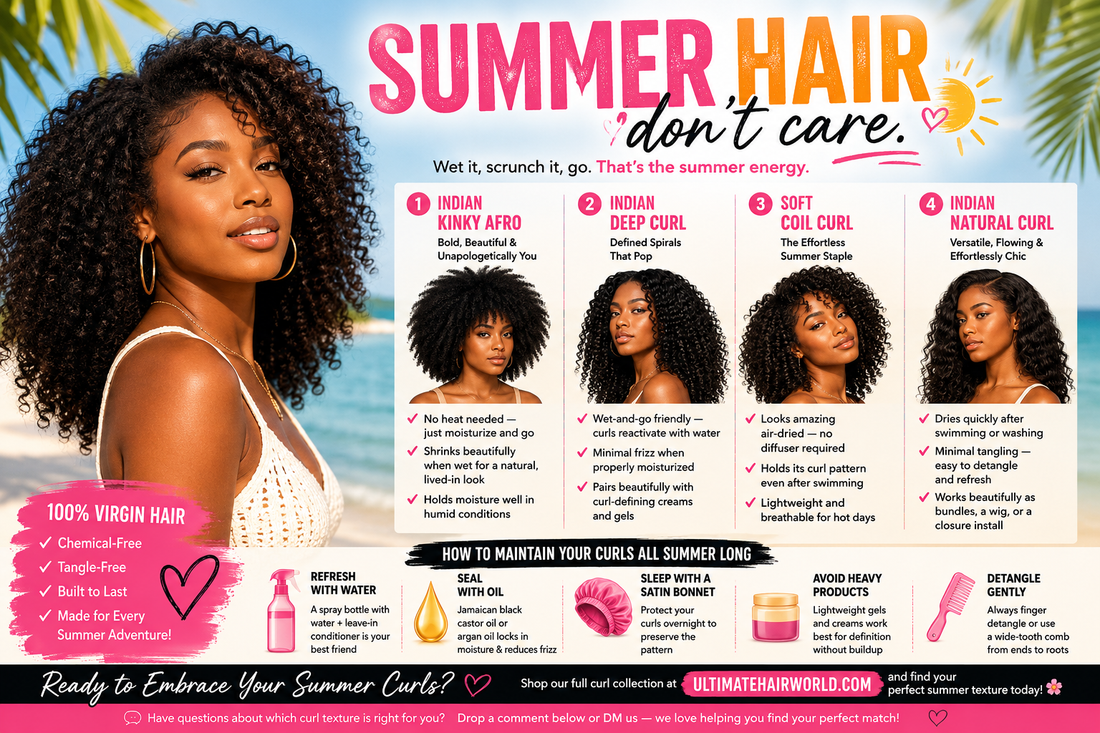 Summer Hair, Don't Care: The Best Curl Textures for a Wet & Go Summer