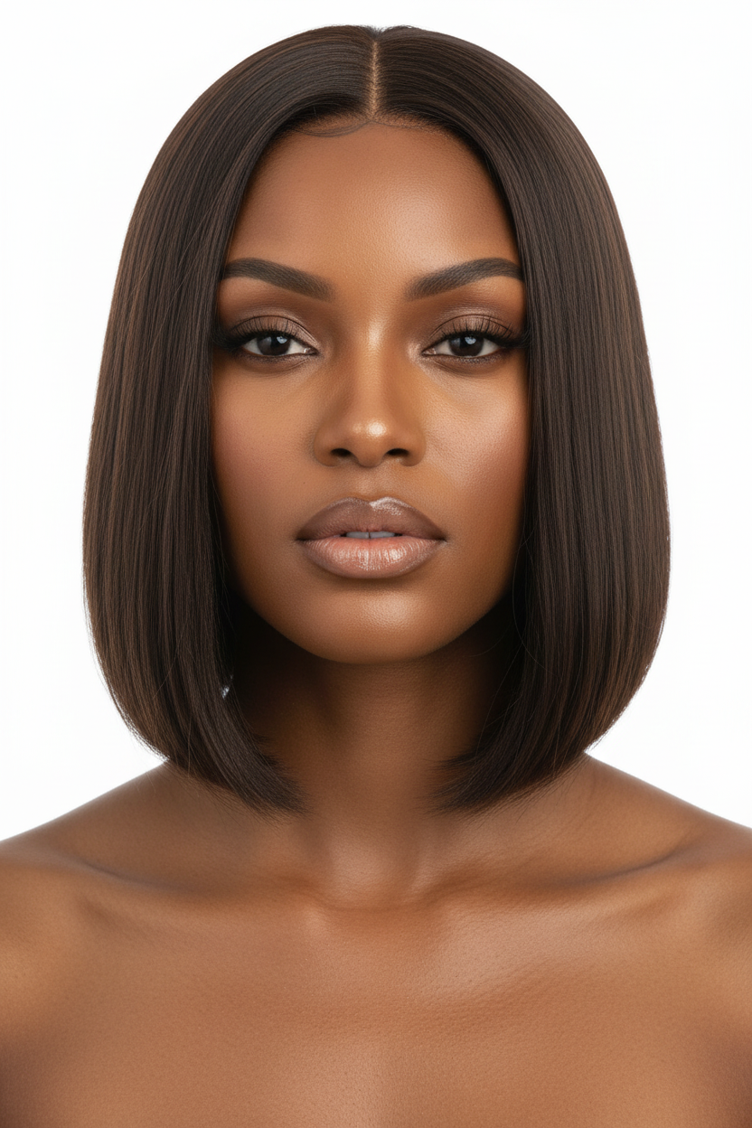 The CEO Classic Bob – 14" Straight Lace Front Wig