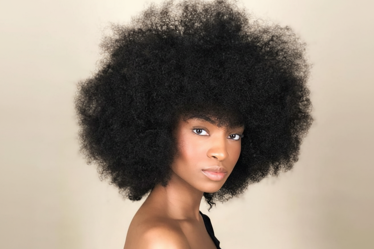 Indian Kinky Afro Enhanced 1