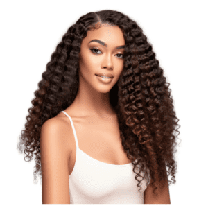 Deep Curl white background